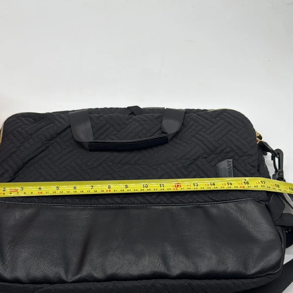 Bagsmart Black Quilted Computer Bag TOT7893B